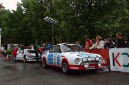 Rallye Český Krumlov: Parkoviště v Jelení zahradě